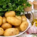 Молодая картошка и перец