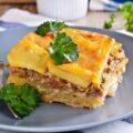Гратен из картофеля рецепт с фаршем